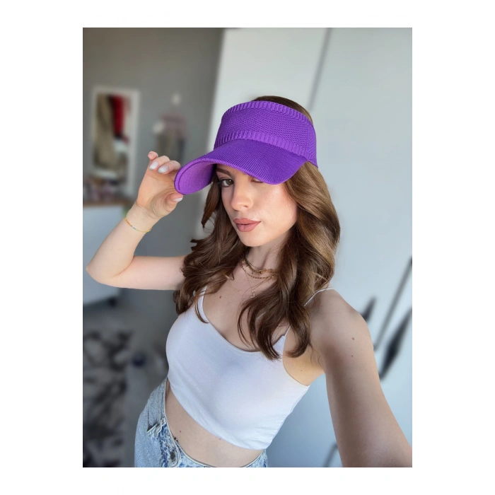 TRİKO Kadın / Erkek Vizör Uv Koruyucu Şapka