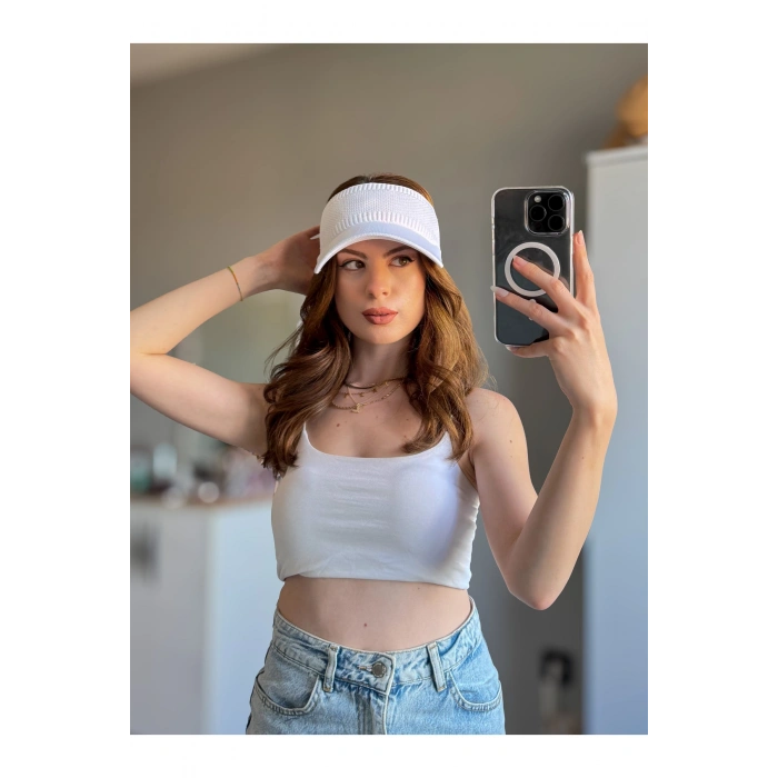 TRİKO Kadın / Erkek Vizör Uv Koruyucu Şapka