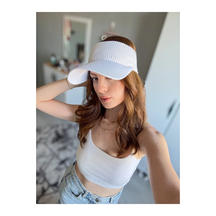 TRİKO Kadın / Erkek Vizör Uv Koruyucu Şapka