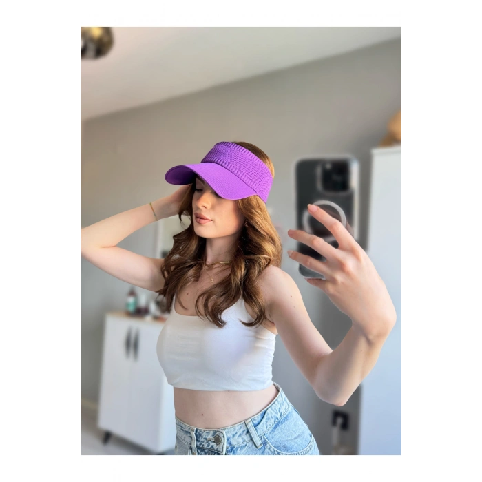 TRİKO Kadın / Erkek Vizör Uv Koruyucu Şapka