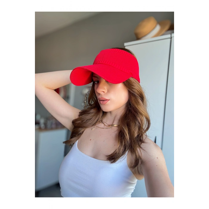 TRİKO Kadın / Erkek Vizör Uv Koruyucu Şapka