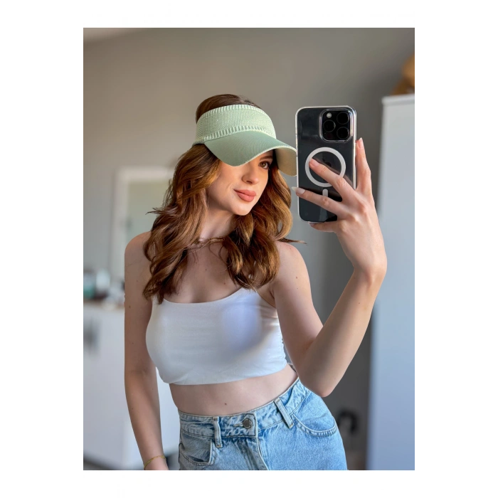 TRİKO Kadın / Erkek Vizör Uv Koruyucu Şapka