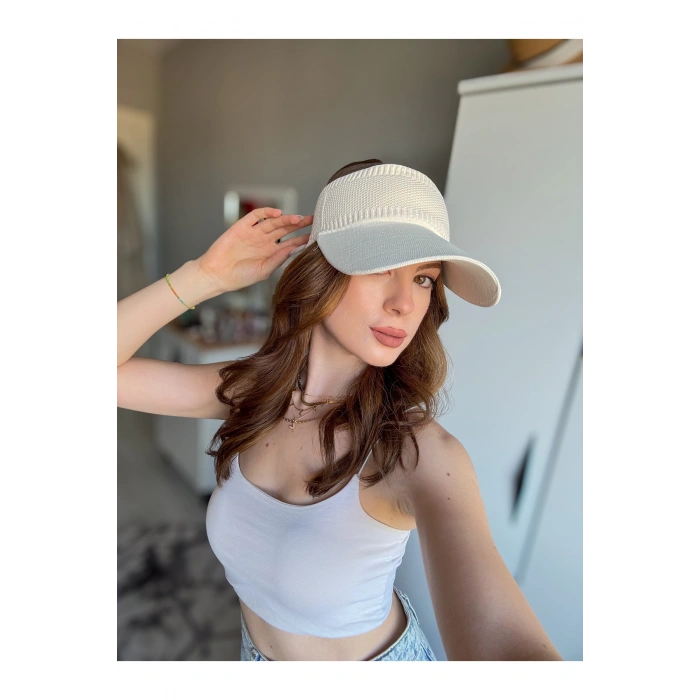 TRİKO Kadın / Erkek Vizör Uv Koruyucu Şapka