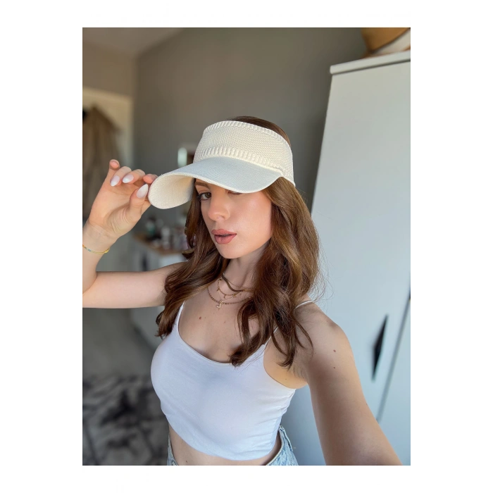 TRİKO Kadın / Erkek Vizör Uv Koruyucu Şapka