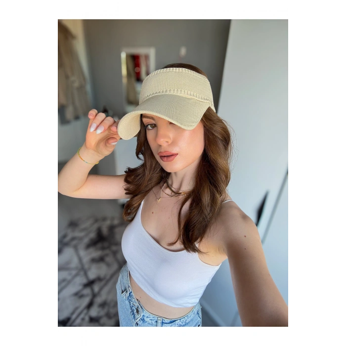 TRİKO Kadın / Erkek Vizör Uv Koruyucu Şapka