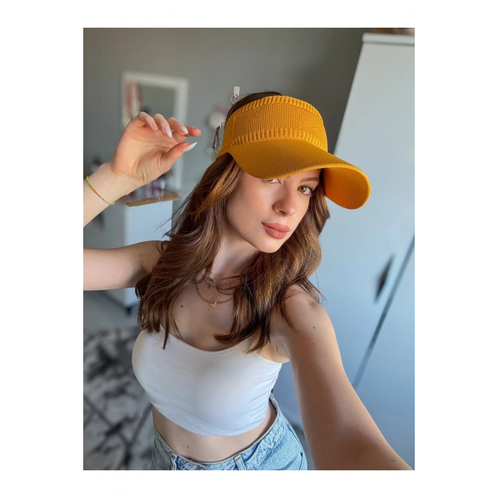 TRİKO Kadın / Erkek Vizör Uv Koruyucu Şapka