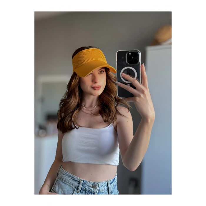 TRİKO Kadın / Erkek Vizör Uv Koruyucu Şapka