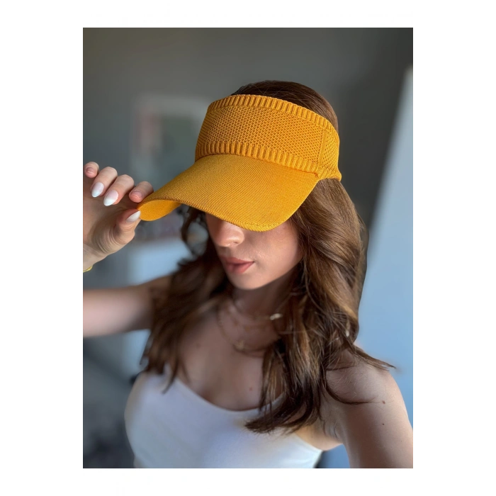 TRİKO Kadın / Erkek Vizör Uv Koruyucu Şapka