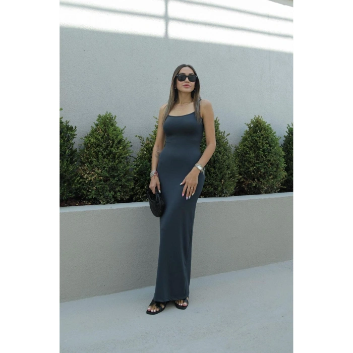 Kadın Uzun Askılı Elbise