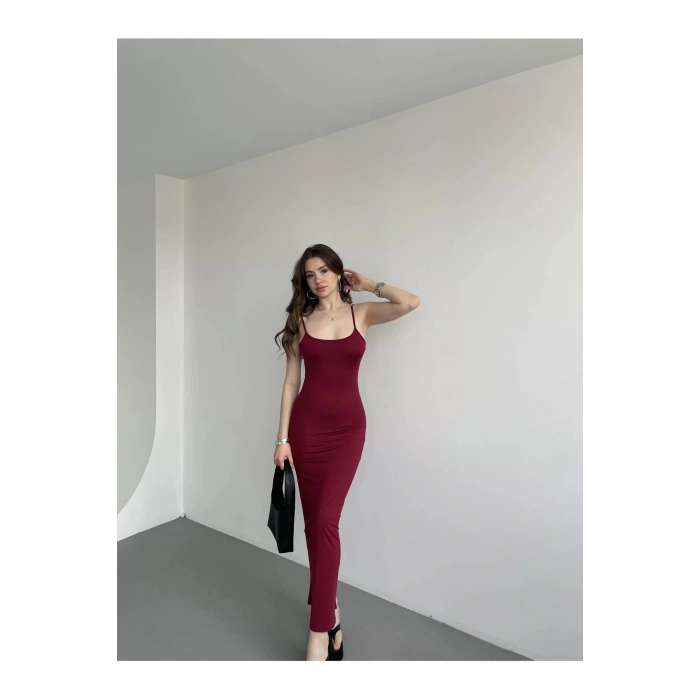 Kadın Uzun Askılı Elbise
