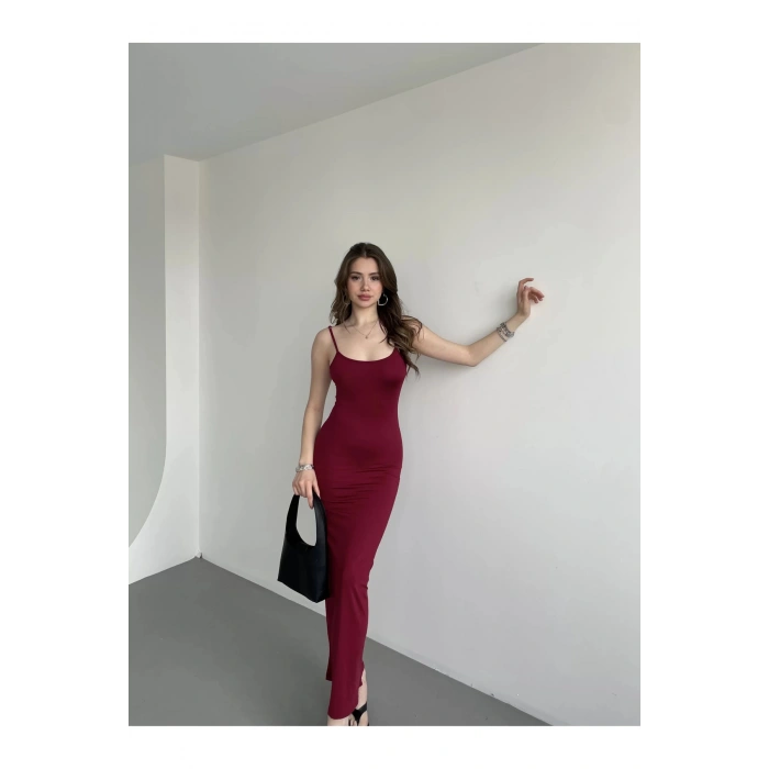 Kadın Uzun Askılı Elbise