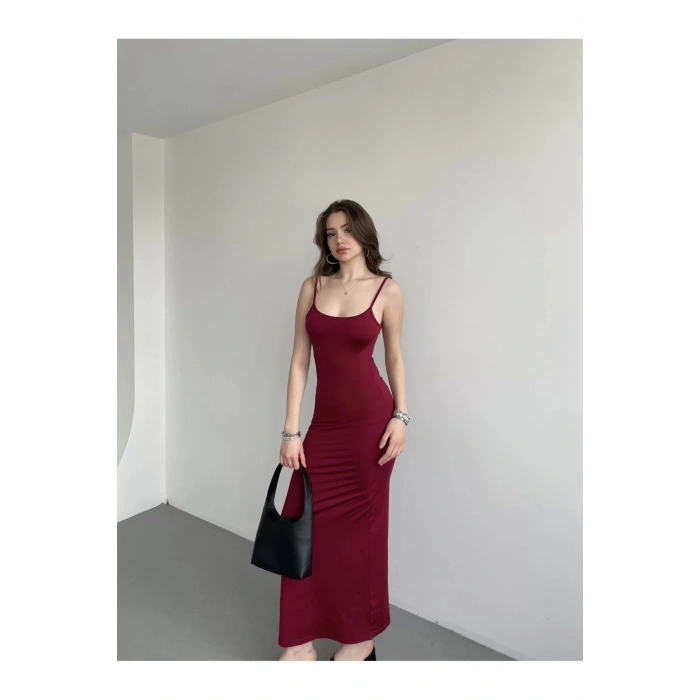 Kadın Uzun Askılı Elbise