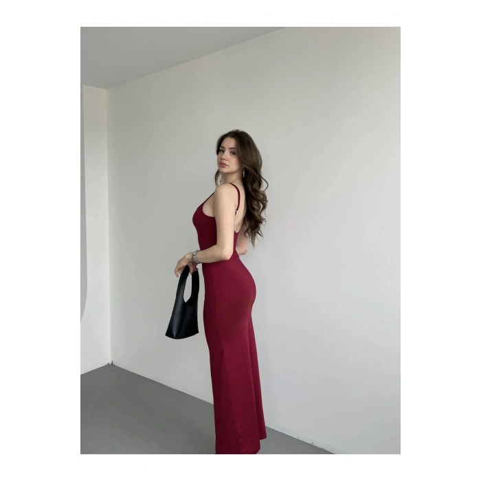 Kadın Uzun Askılı Elbise