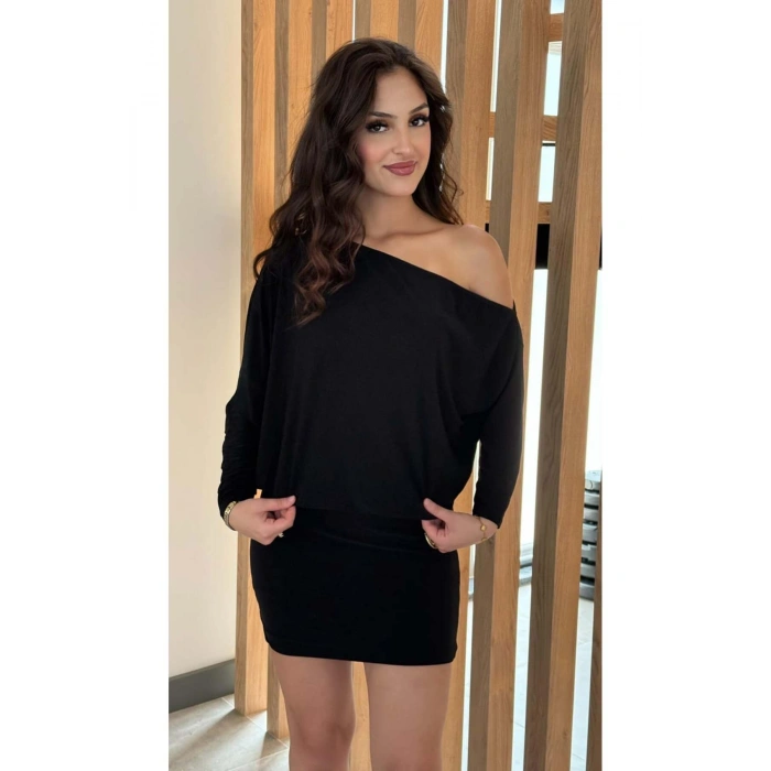 Kadın Tek Omuz Mini Elbise