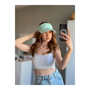 TRİKO Kadın / Erkek Vizör Uv Koruyucu Şapka