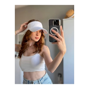 TRİKO Kadın / Erkek Vizör Uv Koruyucu Şapka