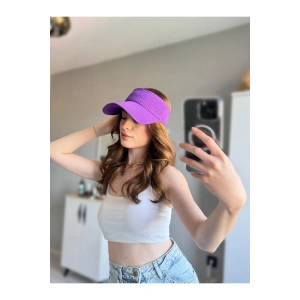 TRİKO Kadın / Erkek Vizör Uv Koruyucu Şapka