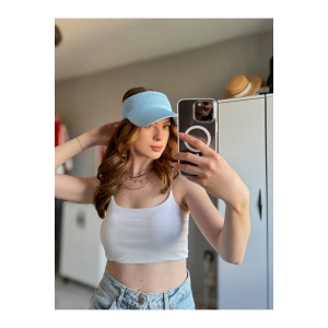 TRİKO Kadın / Erkek Vizör Uv Koruyucu Şapka