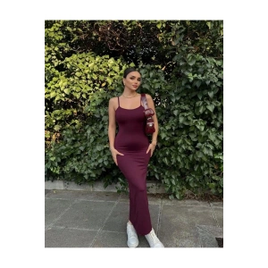 İsabella Kadın Uzun Ayarlanır Askılı Elbise