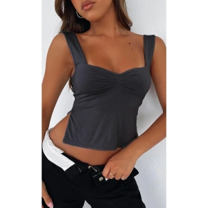 Sırt Dekolteli Büzgü Detaylı bluz ( Crop Degildir )