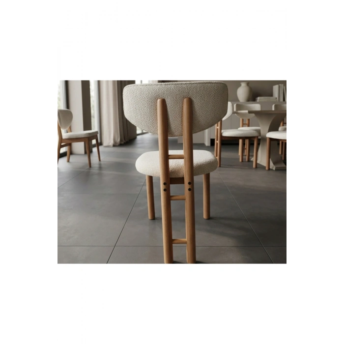 Nisrem 6 Kişilik Yemek Masası Takımı 6 Sandalye 1 Masa 170 x 90