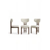 Nova 6 Kişilik Yemek Masası Takımı 6 Sandalye 1 Masa 200x100, %100 El Yapımı Sıvama MDF