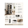 5 Raflı Kitaplık %100 MDF - Siyah