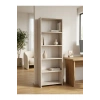 5 Raflı Kitaplık %100 MDF - Traverten Model