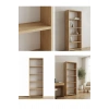 5 Raflı Kitaplık %100 MDF - Safir Meşe
