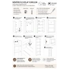 5 Raflı Kitaplık %100 MDF - Safir Meşe
