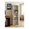 5 Raflı Kitaplık %100 MDF - Frezia Mermer Desen