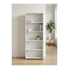 5 Raflı Kitaplık %100 MDF - Frezia Mermer Desen
