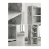 5 Raflı Kitaplık %100 MDF - Frezia Mermer Desen
