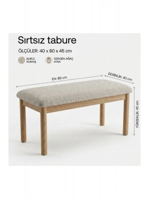 Nuu Minimal Sırtsız Bench