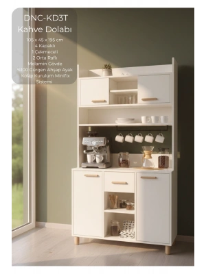 Lunea DNC-KD3T Kahve Dolabı