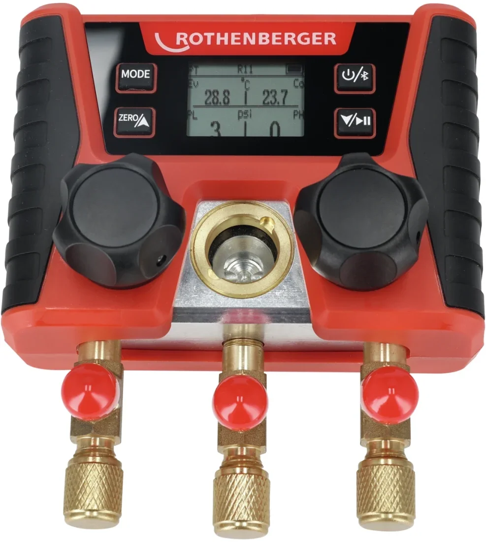 Rothenberger Rocool Mini Dijital Manifold Seti Kod: 1000005060