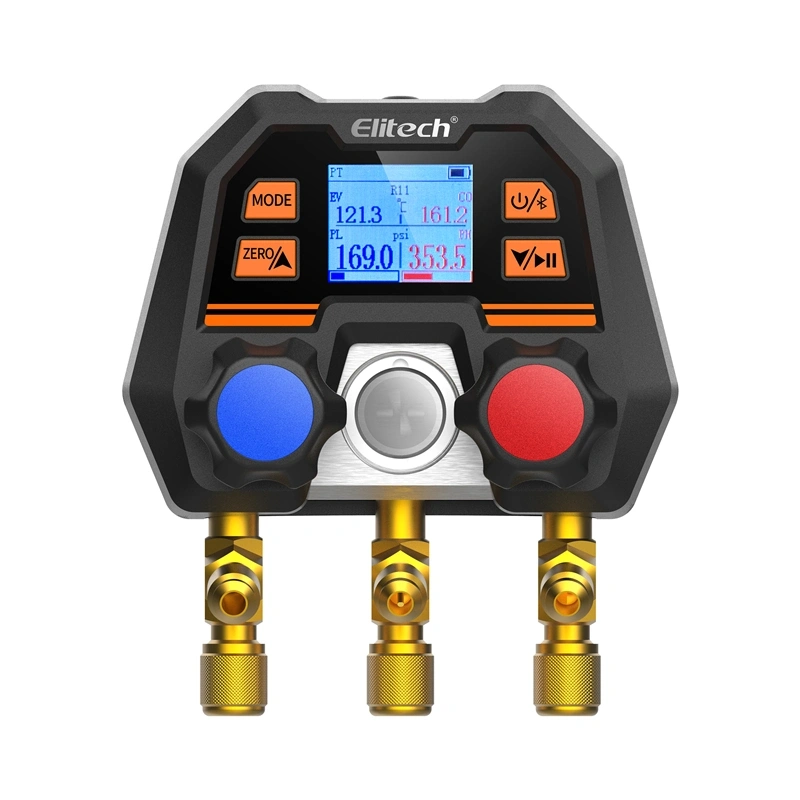Elitech MS-100 PLUS Dijital Manifold ( Hortum Hariçtir )