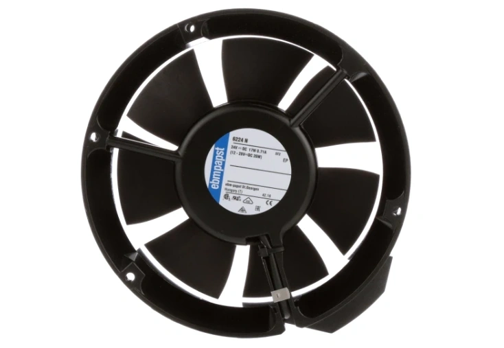 Ebmpapst 6224N 172*172*51 Kompakt Fan 12-28V DC ( 9295414101 )
