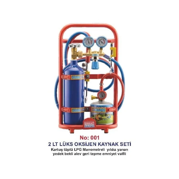 Egeser Oxygen Source Kit Cartridge Tubed Deluxe 2 LT.