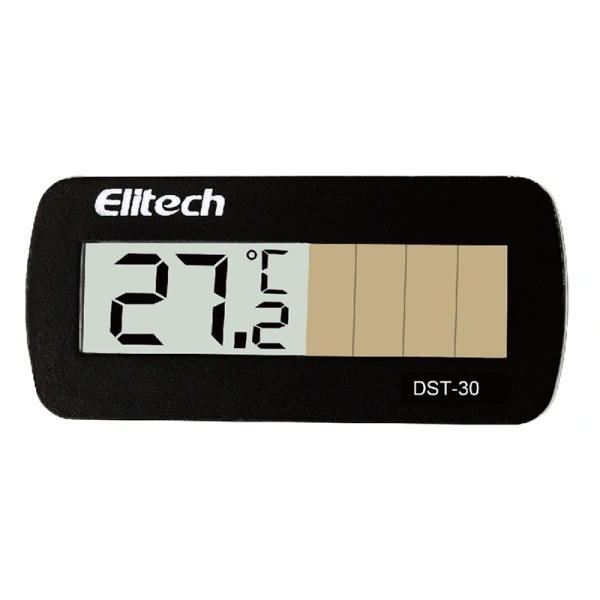 Elitech DST-30 CELCIUS 1,5 MT Kablolu Dijital Solar Termometre Siyah Kasa