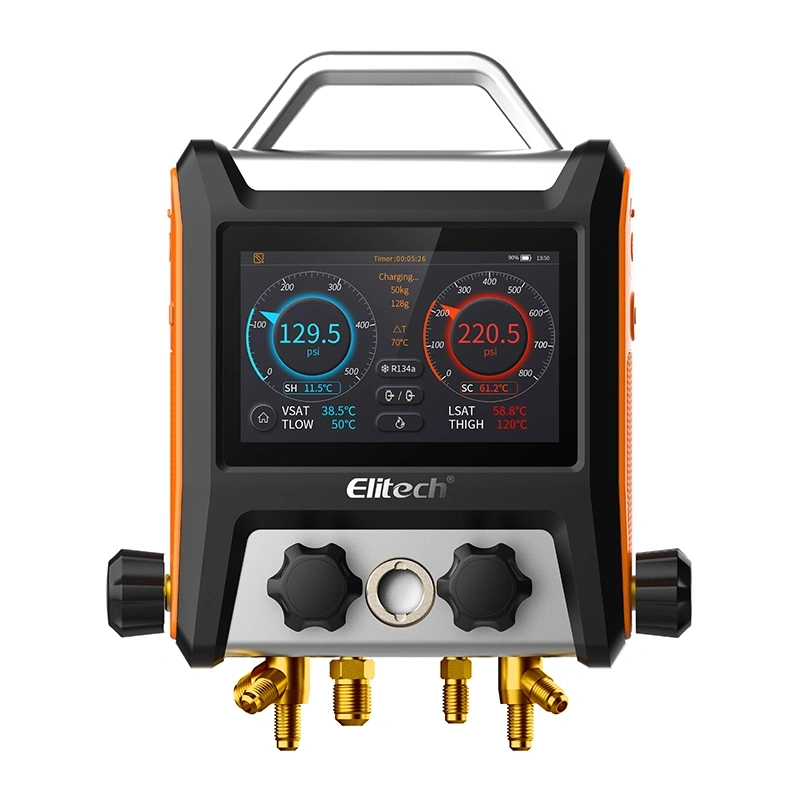Elitech MS-4000 Dijital Manifold ( 150 Cm Hortum Dahil  ) / Renkli Ekran