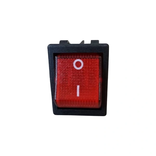 Işıklı Anahtar Siyah Kasa ( Tekli Aç-Kapa )