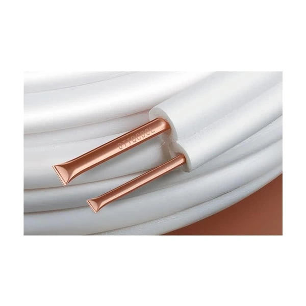 İzolasyonlu Boru Beyaz Çiftli 3/80,80 + 3/41,00 13 MM ( Vrv )