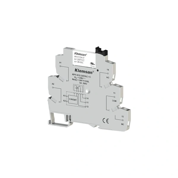 KLEMSAN SLİM RÖLE - 24 VAC/DC  KPR-SCE-24VAC/DC-1C_