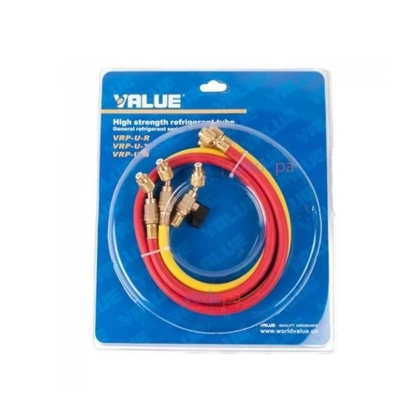 Value VRP-C-R/B/Y 120 CM Vanalı Gaz Hortumu (R-22)