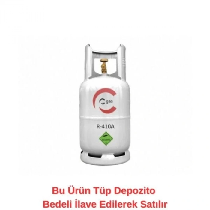 C-Gas R-410A 10 KG Doldurulabilir Tüplü Soğutucu Gaz