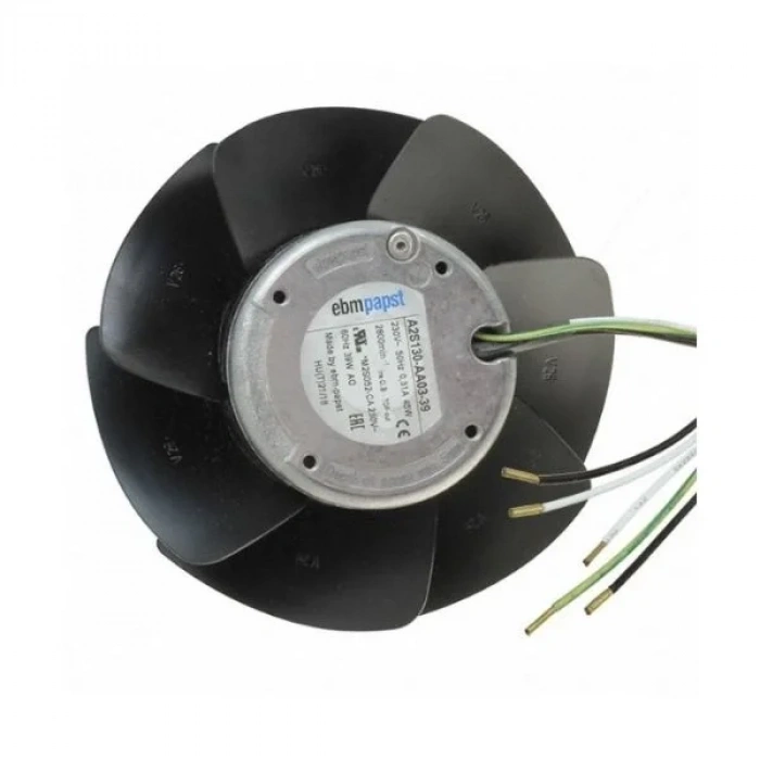 Ebmpapst 130 MM Emici Aksiyel Fan A2S130AA0339 220V  ( Tel Kafessiz / Yüksek Devir )