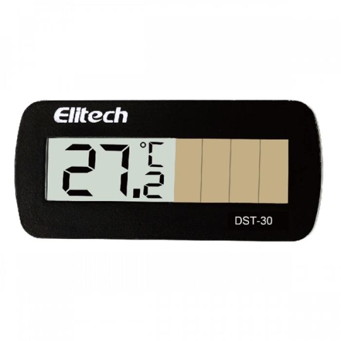 Elitech DST-30 CELCIUS 1,5 MT Kablolu Dijital Solar Termometre Siyah Kasa