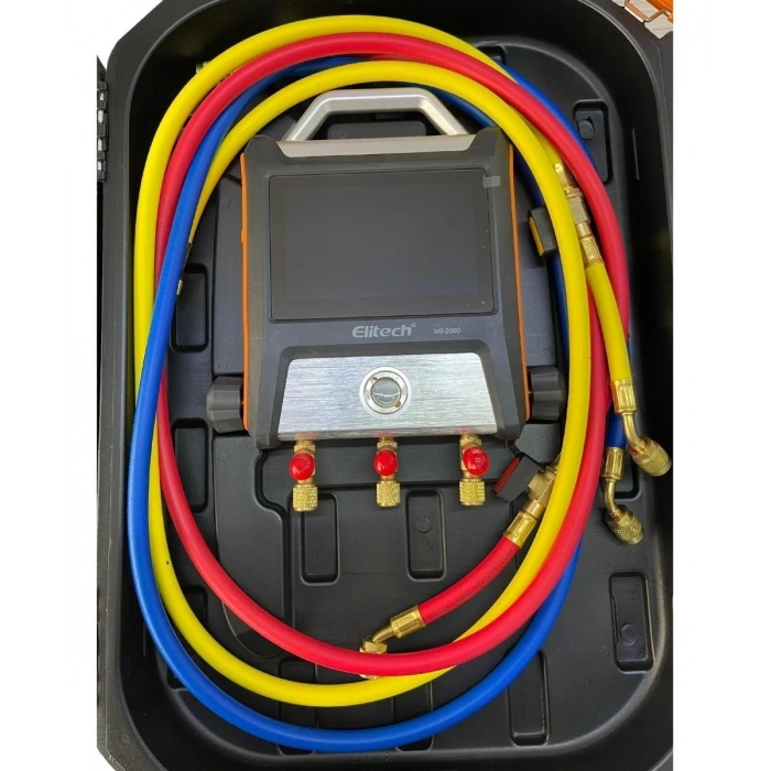 Elitech MS-2000 Dijital Manifold ( 150 Cm Hortum Dahil  ) / Renkli Ekran