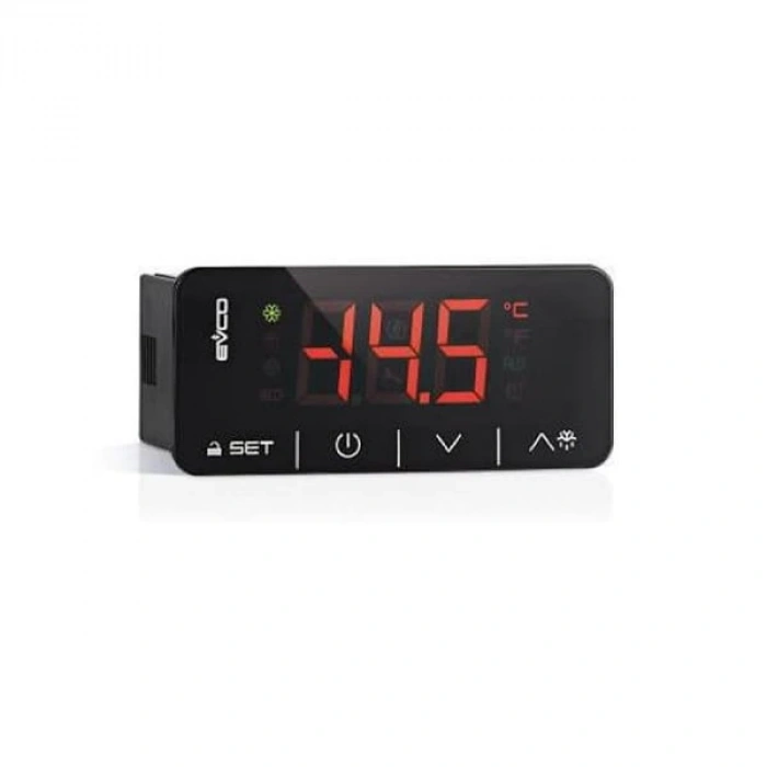 Evco EV3X21N7 Tek Prob Dokunmatik Dijital Termostat ( Çift Kontak Dar Tip )
